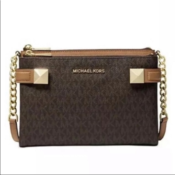 Michael Kors Bags Michael Kors Karla Brown East West Crossbody